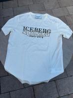 Iceberg T-shirt Heren Maat L - Crème Logo, Kleding | Heren, T-shirts, Maat 52/54 (L), Beige, Ophalen of Verzenden, Zo goed als nieuw