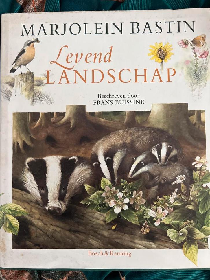 Levend Landschap - Marjolein Bastin, Boeken, Natuur, Zo goed als nieuw, Natuur algemeen, Ophalen of Verzenden