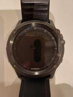Garmin zwarte heren sportwatch werkt 100%!, Ophalen, Gebruikt, Conditie, Zwart