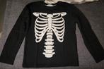 Nieuw Halloween skelet shirt maat 122-128, Ophalen of Verzenden, Zo goed als nieuw
