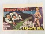 PRIVATE HELL   filmposter  36-54 cm, Ophalen of Verzenden, Gebruikt, Deurposter of groter, Film en Tv