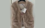 COSTES TEDDY BODYWARMER/ GILET NIEUW, Kleding | Dames, Bodywarmers, Ophalen of Verzenden, Nieuw, Beige