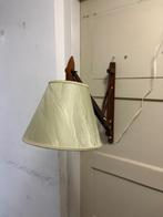 Hefboom muurlamp, Ophalen of Verzenden, Gebruikt, Hout, Retro / Vintage