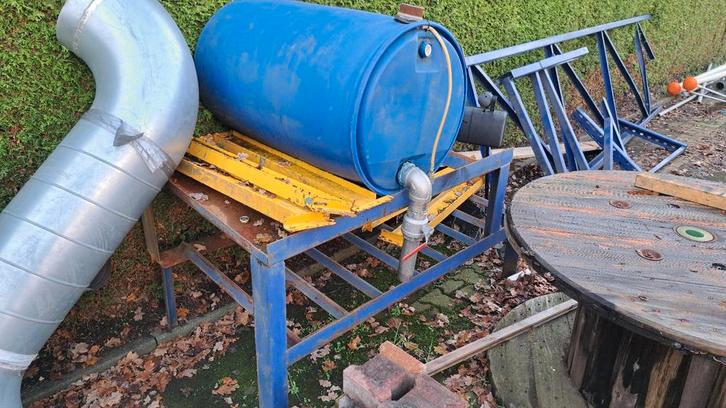200L Koelwater Vat met Kraan & Frame, Tuin en Terras, Regentonnen, Ophalen