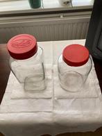 Vintage Stopfles & Voorraadpot, Ophalen, Gebruikt, Wit, Bus of Trommel