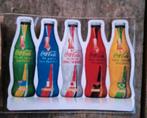 Sticker Coca Cola 5 flesjes breedte 10 cm, Ophalen of Verzenden, Nieuw, Overige typen