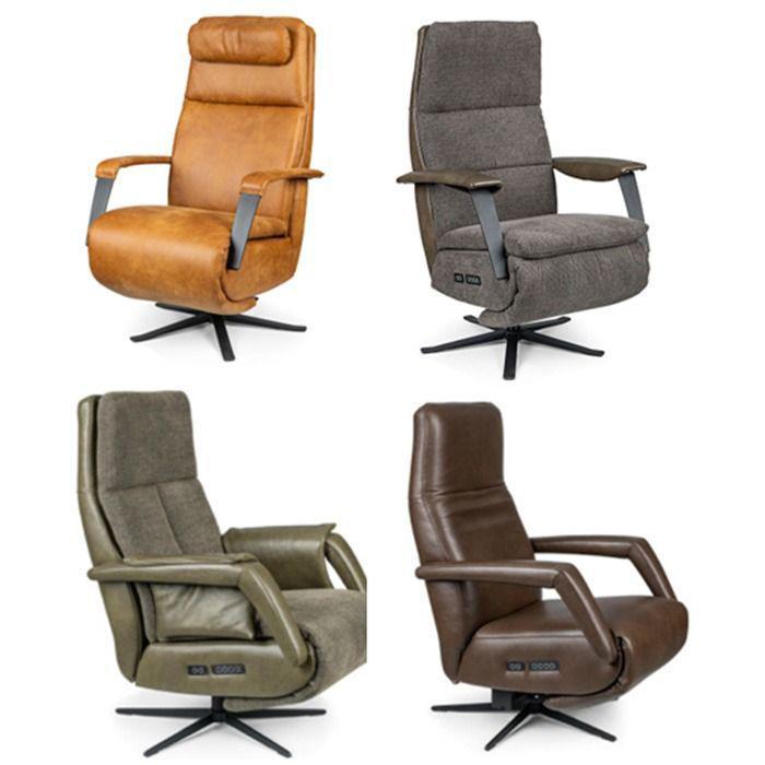 Nieuw! Relaxfauteuil of Sta-op fauteuil in de maat XS t/m XL, Huis en Inrichting, Fauteuils, Nieuw, Leer, Metaal, Stof, 50 tot 75 cm