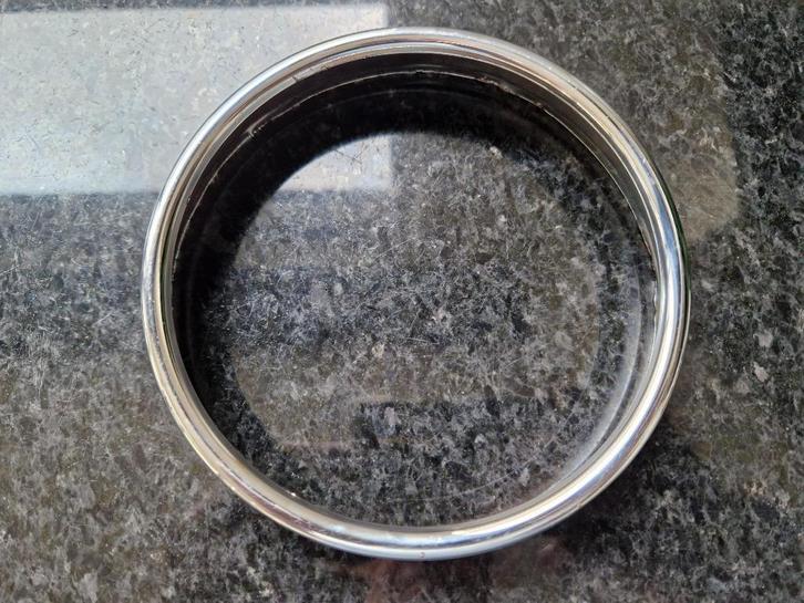 Chrome rand (bezel) Smiths kilometerteller classic mini, Auto-onderdelen, Dashboard en Schakelaars, Mini, Gebruikt, Ophalen of Verzenden
