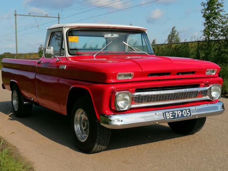 1965 Chevrolet C20 Pickup V8 Automaat, Auto's, Oldtimers, Bedrijf, Chevrolet, Benzine, Automaat, Ophalen