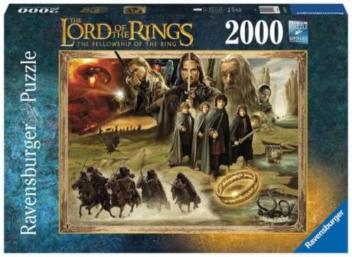 Ravensburger: Lord of the Rings 2000 stukjes NIEUW, Hobby en Vrije tijd, Denksport en Puzzels, Nieuw, Rubik's of 3D-puzzel, Meer dan 1500 stukjes