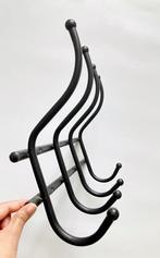 Metalen Kapstok | 4 dubbelhaaks | L50 x H35 x D16 cm, Wandkapstok, Gebruikt, Ophalen of Verzenden, Minder dan 100 cm