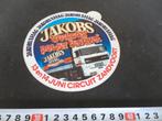 sticker Circuit Zandvoort JAKOBS truckstar power festival *, Ophalen, Zo goed als nieuw