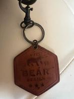 Bear Design Leren Handtas Bruin, Sieraden, Tassen en Uiterlijk, Tassen | Damestassen, Ophalen of Verzenden, Gebruikt, Bruin, Handtas