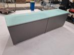 Dressoir met glasplaat, B232xH70xD58, gebruikt, Ophalen, Info@emtrade.nl, Receptie of Entree, Gebruikt