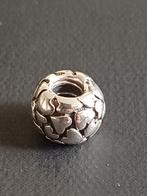 Pandora Bedel Zilver Hartjes, Sieraden, Tassen en Uiterlijk, Bedels, Verzenden, Pandora, Zo goed als nieuw, 1 bedel