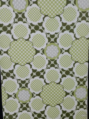 10355 Vintage retro oud barok bloemetjes behang behangpapier beschikbaar voor biedingen