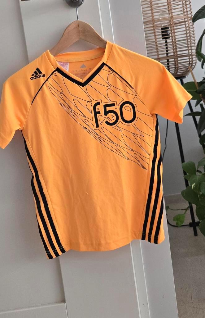 Adidas F50 Voetbalshirt Maat 140, Kinderen en Baby's, Kinderkleding | Overige, Gebruikt, Jongen, Ophalen of Verzenden