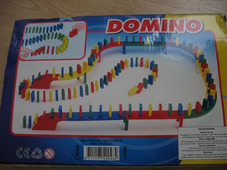 domino spel, Kinderen en Baby's, Speelgoed | Bouwstenen, Nieuw, Ophalen of Verzenden