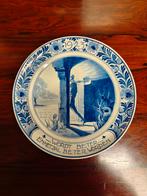 Zeldzame Royal Delft Plaat 1923 - 'Het Wordt Beter', Antiek en Kunst, Antiek | Wandborden en Tegels, Ophalen of Verzenden