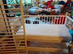 Wit Kinderbed met Matras, Kinderen en Baby's, Kinderkamer | Bedden, Gebruikt, 70 tot 85 cm, Matras, 140 tot 160 cm
