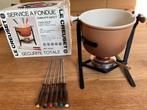 Le Creuset gietijzeren pan fonduestel | onberispelijke staat, Witgoed en Apparatuur, Fonduesets, Ophalen, Zo goed als nieuw, Brander