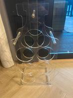 Wijnrek Grachtenpand 7 flessen, Ophalen, Kunststof, Gebruikt, 5 tot 15 flessen