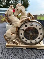 Mooie vintage/antieke porseleinen mantelklok, Antiek en Kunst, Ophalen