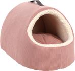 Kattenmand iglo Mila roze ribstof van € 59,99 nu voor €44,95, Info@flamingo.be, Www.flamingo.be, Overige, Flamingo