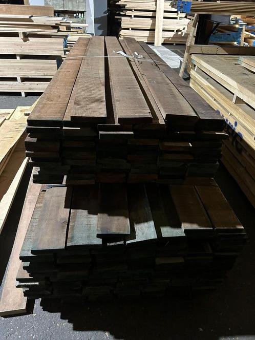 restpartij thermisch gemodificeerd Yellow poplar 3.19 m3, Doe-het-zelf en Verbouw, Hout en Planken, Nieuw, Plank, Overige houtsoorten