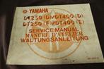 Yamaha DT250 DT400 E & D 1978 motorcycle service manual, Motoren, Ophalen of Verzenden, Yamaha