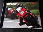 Folder Kawasaki GPz 750, Motoren, Handleidingen en Instructieboekjes, Verzenden, Kawasaki