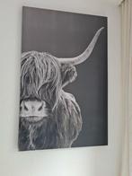 Schotse hooglander, Huis en Inrichting, Ophalen, Zo goed als nieuw, Schilderij, Minder dan 50 cm