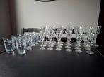 Prachtig gegraveerd glas servies. Compleet 29.50, Ophalen of Verzenden, Zo goed als nieuw, Overige typen