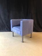 Engelse clubfauteuil in rundleer, Huis en Inrichting, Fauteuils, Ophalen, Engels  / Clubfauteuil, Zo goed als nieuw, 75 tot 100 cm
