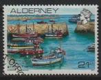 Alderney Michel 48, Verzenden, Gestempeld