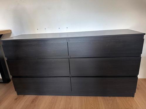 IKEA Kullen Ladekast zwart 6 Lades - Zo Goed Als Nieuw, Huis en Inrichting, Kasten | Ladekasten, Zo goed als nieuw, Minder dan 100 cm