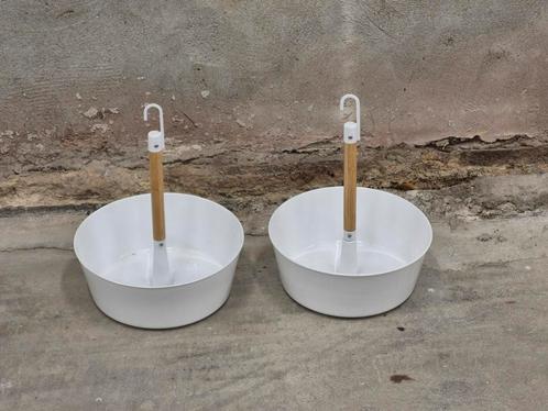 4x de bekende hangbakken bloembakken bittergurka van ikea, Tuin en Terras, Bloembakken en Plantenbakken, Gebruikt, Binnen, Balkon