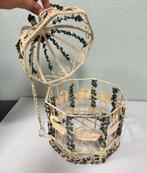 Brocante curiosa Vogelkooi deco decoratie 30x20 cm Groot, Ophalen of Verzenden