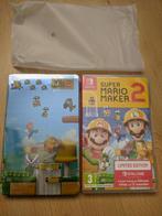 Super Mario Maker 2 Switch Limited Edition met Steel Case, Ophalen, Online, 1 speler, Racen en Vliegen