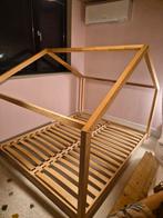 Bedframe te koop, Ophalen, Gebruikt, Bruin, Tweepersoons