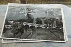 Frankrijk brug Moezel Berthelming luchtfoto poster 45 x 25cm, Ophalen of Verzenden, 1940 tot 1960, Ongelopen, Frankrijk