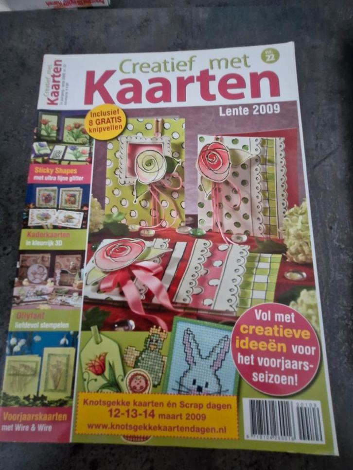 Creatief met Kaarten - Hobby Tijdschrift 6 x, Hobby en Vrije tijd, Kaarten | Zelf maken, Zo goed als nieuw, Overige typen, Overige thema's