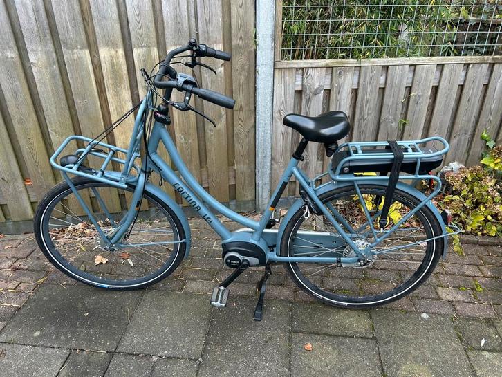 Cortina E-U4 elektrische transportfiets, Fietsen en Brommers, Elektrische fietsen, Gebruikt, Cortina, 55 tot 59 cm, 50 km per accu of meer