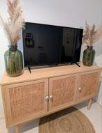 Rotan Dressoir + 43” TV + Vazen | Complete Set – Nette Staat, Huis en Inrichting, Ophalen, Zo goed als nieuw, 25 tot 50 cm