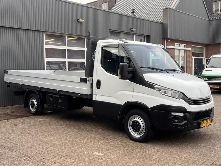 Iveco Daily 35S14 2.3 410 Himatic Automaat Open laadbak 3500, Auto's, Bestelauto's, Bedrijf, Te koop, ABS, Airconditioning, Alarm