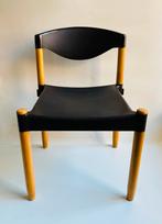 Casala Italy eetkamerstoel Stax , jaren 80, Huis en Inrichting, Stoelen, Italie, Gebruikt, Bruin, Jaren 80