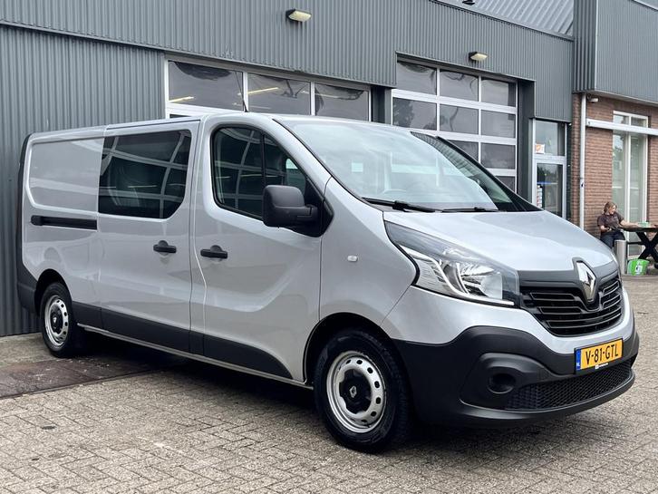 Renault Trafic 1.6 dCi T29 L2H1 DC Marge Btw / Bpm vrij Airc, Auto's, Bestelauto's, Bedrijf, Te koop, ABS, Airbags, Airconditioning