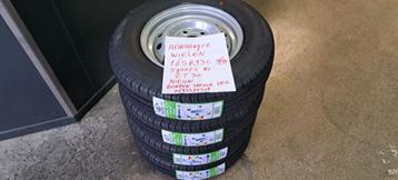 Nieuw 165R13C 96/94 voor aanhangers 5 x 112 / et 30 zilver  beschikbaar voor biedingen