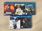 Playstation 4 games o.a killzone, Death Stranding en Fifa 18, Spelcomputers en Games, 1 speler, Ophalen of Verzenden, Zo goed als nieuw