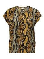 Jacqueline de Yong jdypiney s/s top maat 34, Geel, Nieuw, Ophalen of Verzenden, Korte mouw